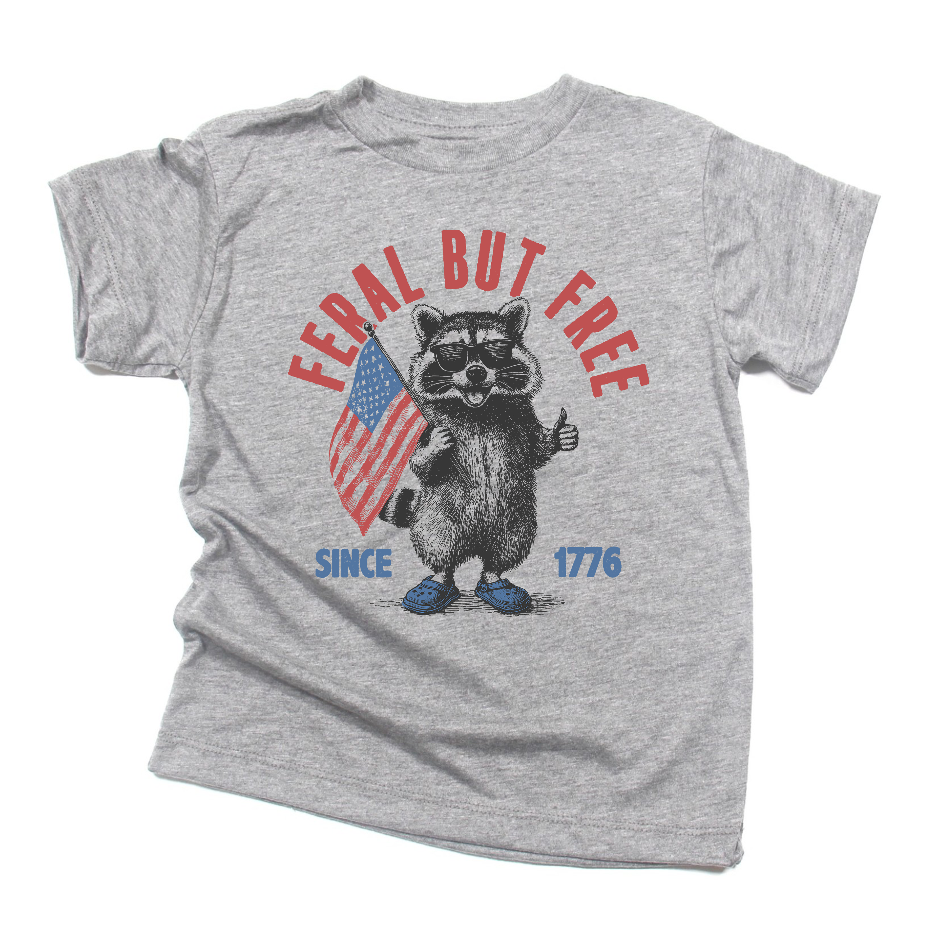 Kids 4th of July Tee | Fourth Shirt for Kids - Feral & Free