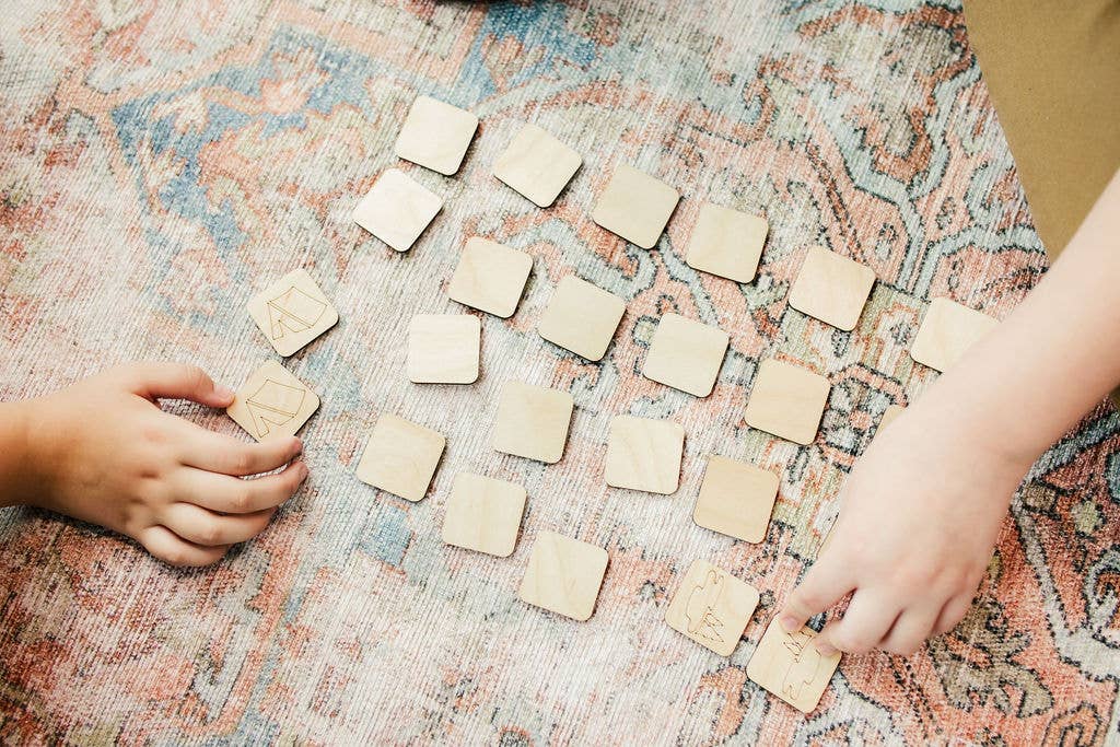 Adventure Memory Matching Game - Outdoors Memory Game, Stocking Stuffer